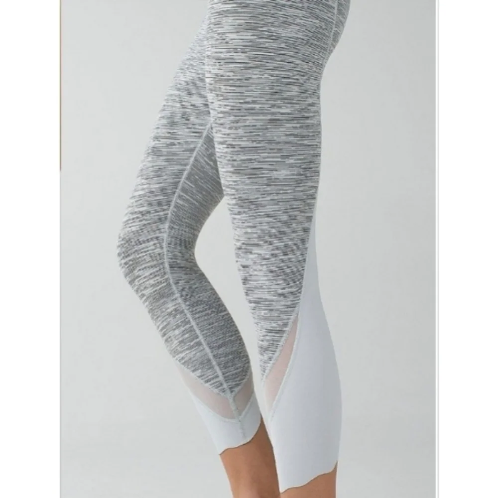 LULULEMON Wunder Under Crop II (Roll Down Mesh)